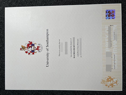 University of Southampton degree replacement
