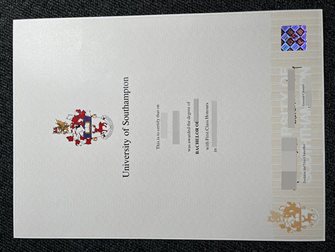 University of Southampton diploma replacement