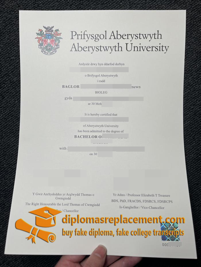 Aberystwyth University diploma