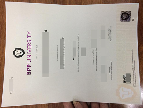 BPP University diploma replacement