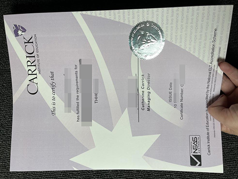 Carrick Institute of Education degree replacement