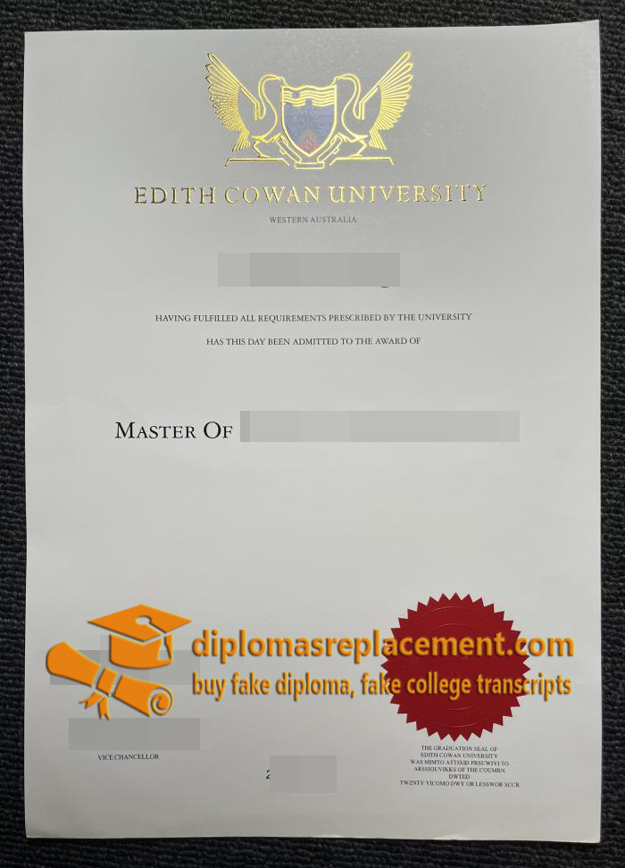 Edith Cowan University diploma