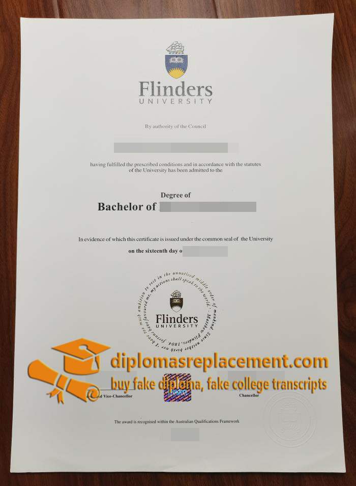 Flinders University diploma