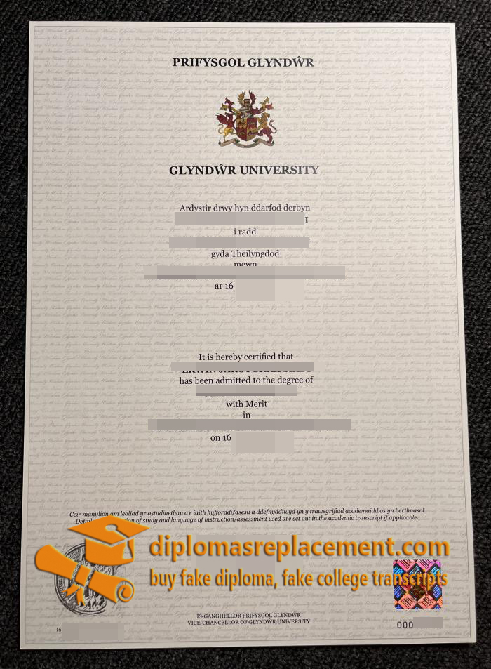 Glyndwr University diploma