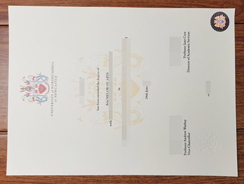 Northumbria University diploma replacement