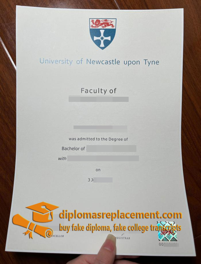 University of Newcastle upon Tyne diploma