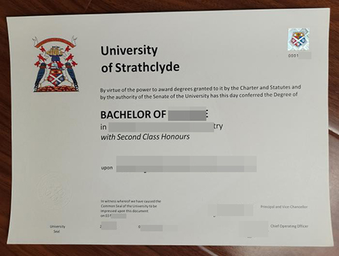 University of Strathclyde diploma replacement