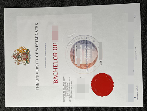 University of Westminster diploma replacement