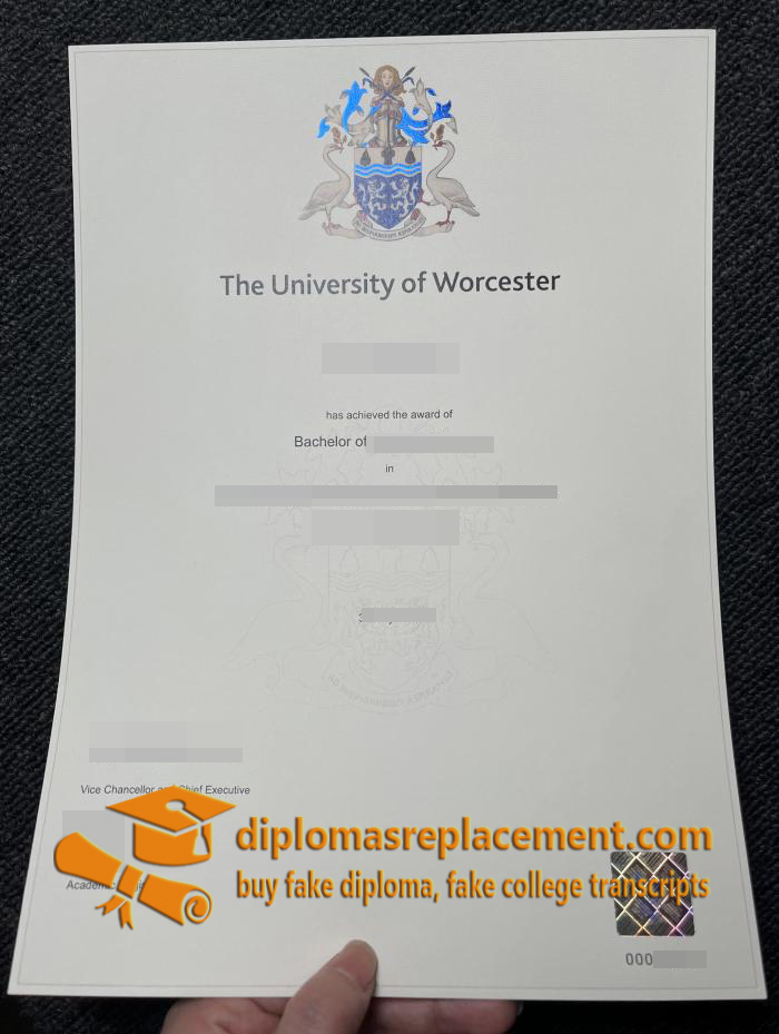 University of Worcester degree