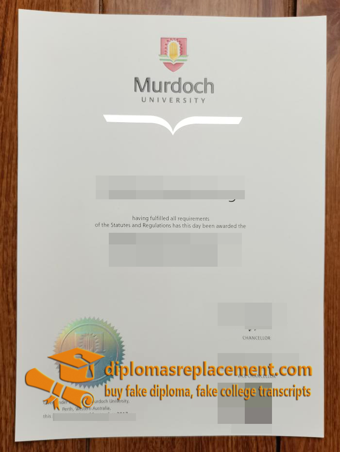 Murdoch University diploma