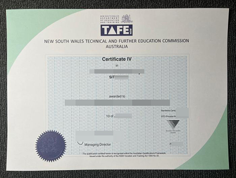 TAFE NSW Certificate -1