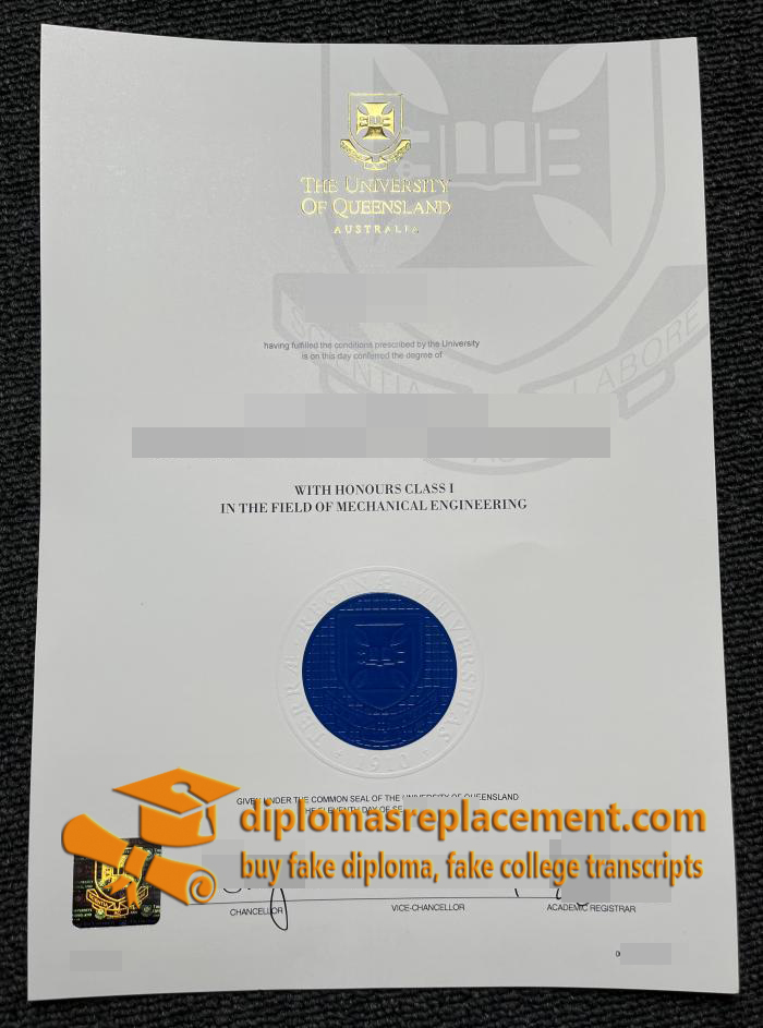 University of Queensland diploma