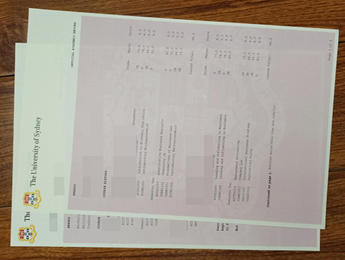 University of Sydney transcript-1