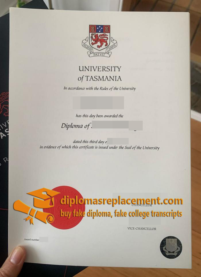 University of Tasmania diploma