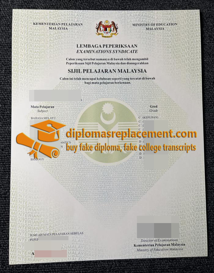 buy SPM Certificate