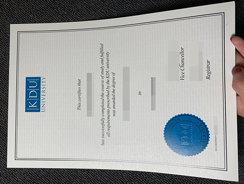 KDU University degree replacement