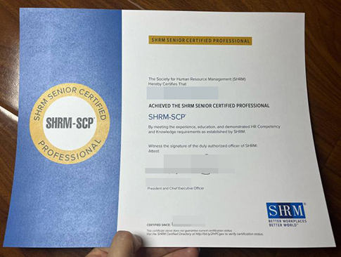 SHRM-SCP Certificate-1