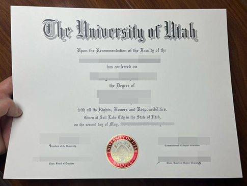 The University of Utah diploma-1