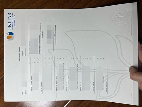 UNITAR International University transcript-1