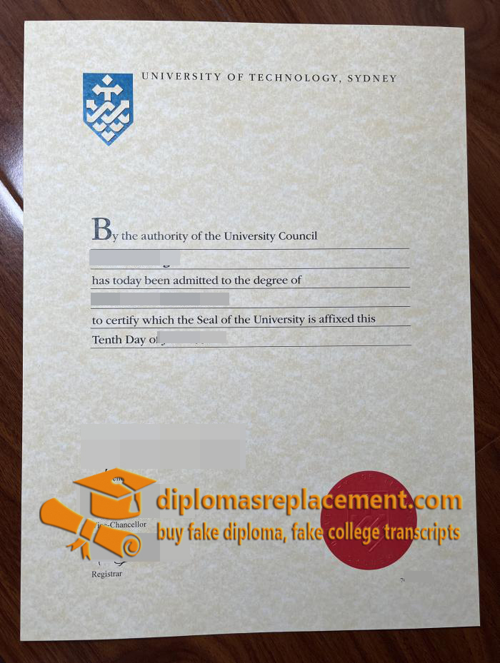 University of Technology Sydney degree