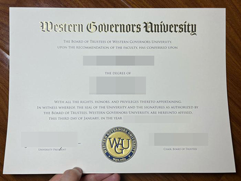 Western Governors University diploma-1