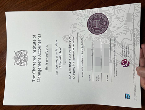 fake CIMA Certificate-1