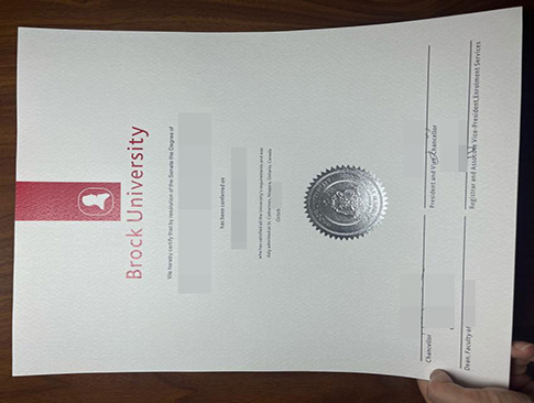 Brock University degree replacement