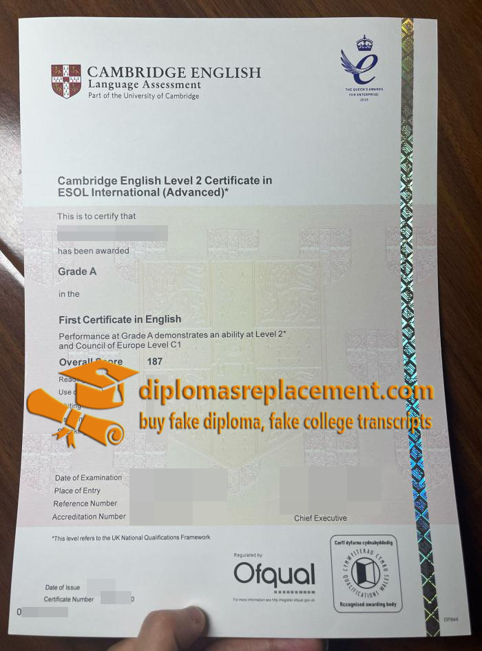 Cambridge English Level 2 Certificate