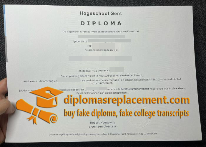 Hogeschool Gent diploma