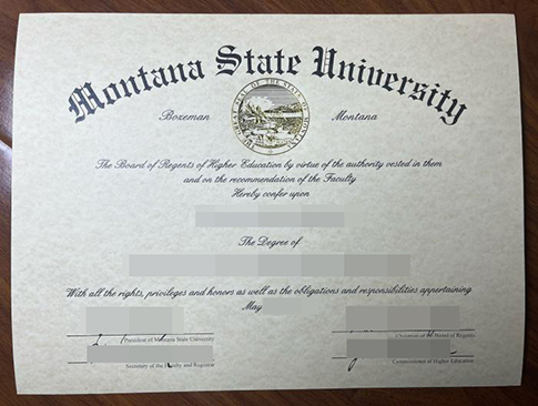 Montana State University diploma replacement