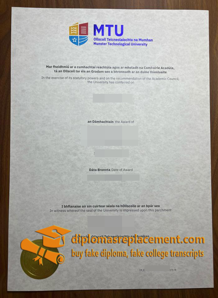 Munster Technological University diploma