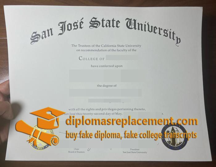 SJSU diploma