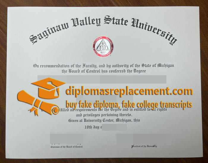 SVSU diploma