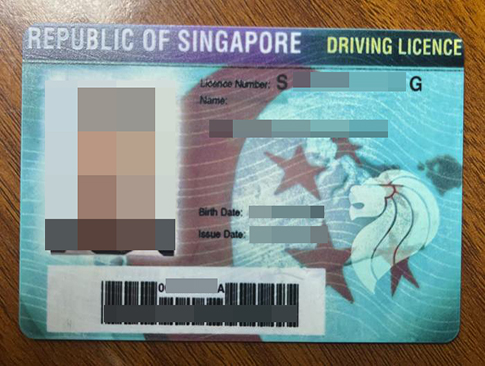 Singapore driver license-1