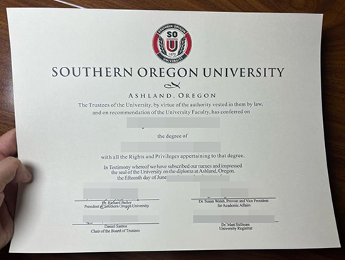 Southern Oregon University diploma replacement