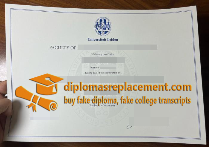 Universiteit Leiden diploma