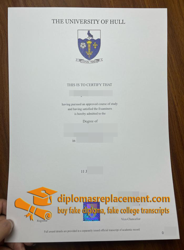 University of Hull diploma