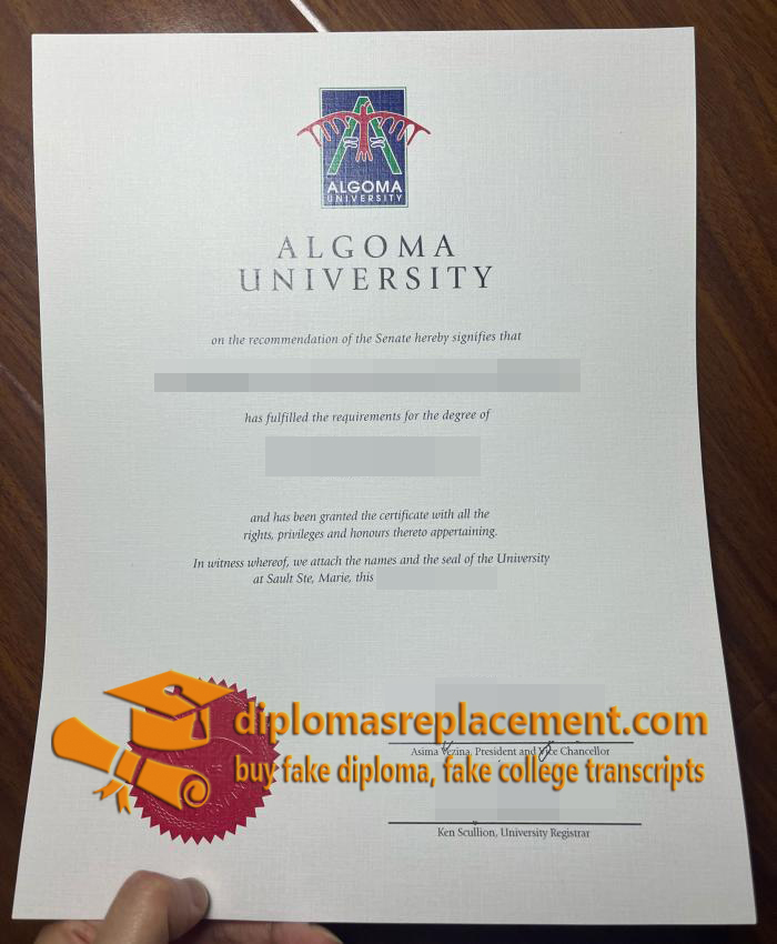 Algoma University degree