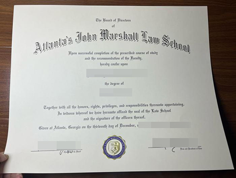 Atlanta’s John Marshall Law School diploma replacement