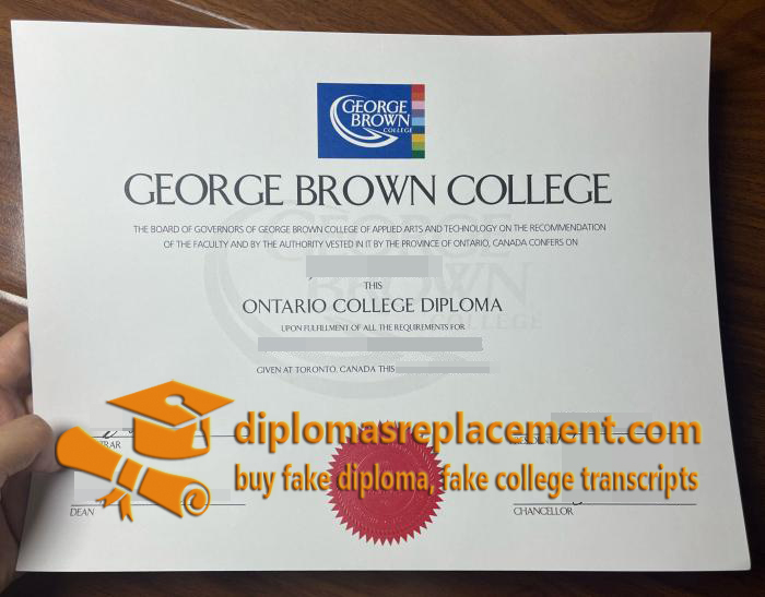 George Brown College degree