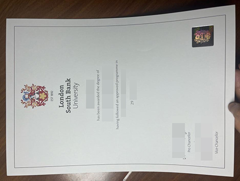 London South Bank University diploma replacement