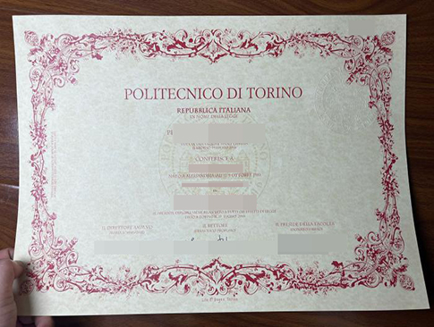 Politecnico di Torino diploma replacement