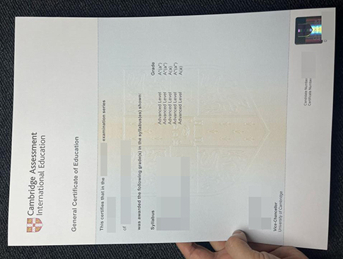 Cambridge GCE A Level Certificate-1