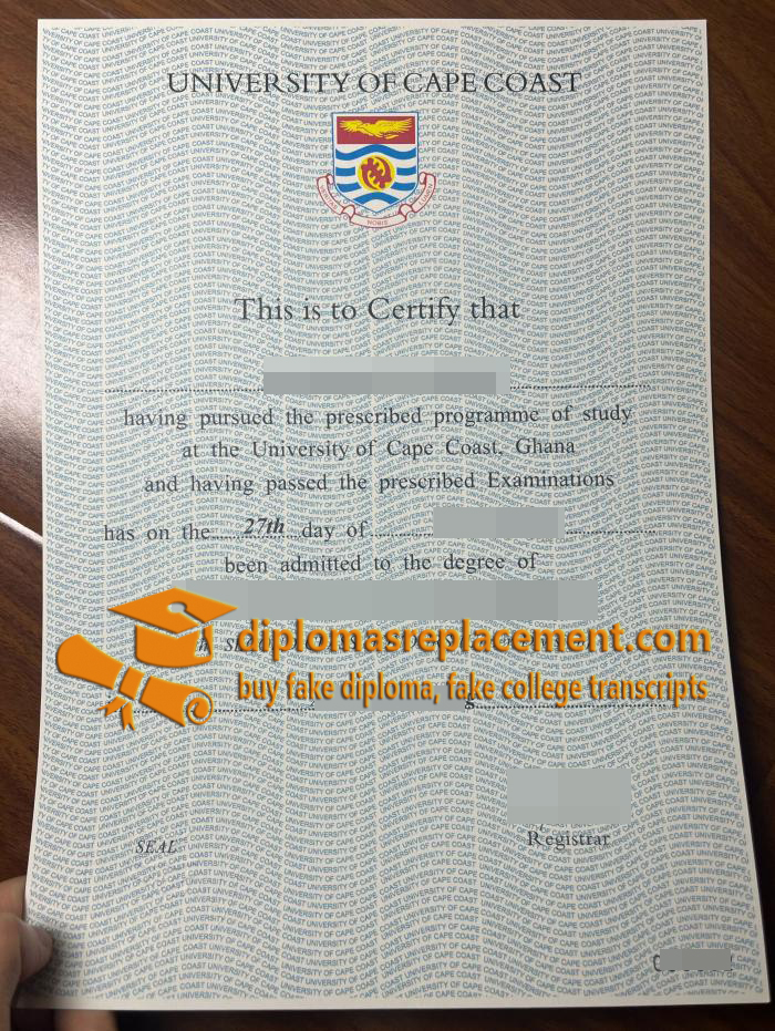 University of Cape Coast diploma