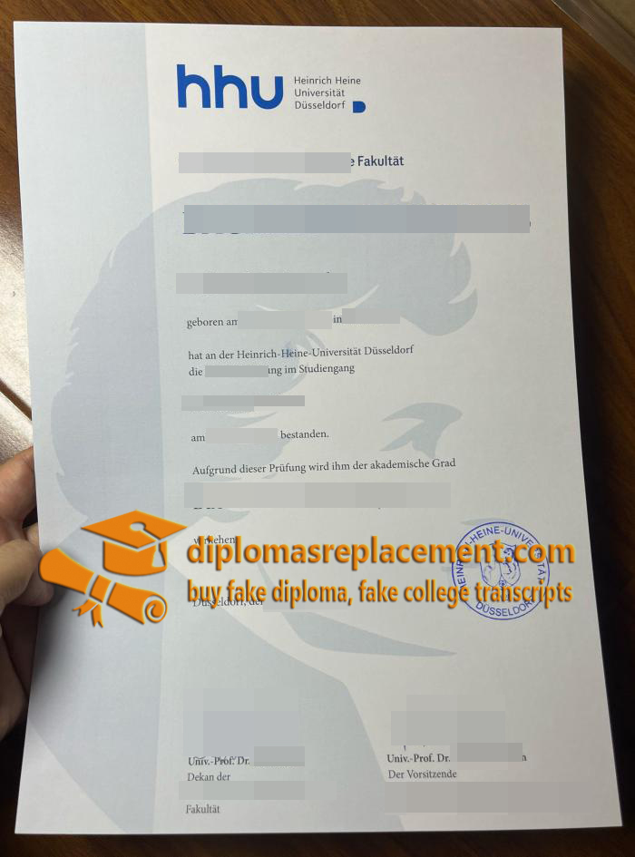 HHU diploma