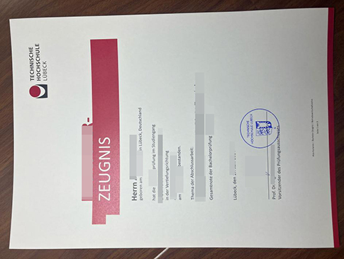 TH Lübeck Zeugnis replacement