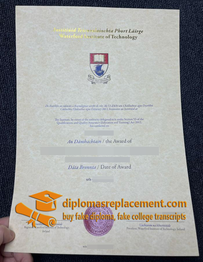 Waterford Institute of Technology diploma