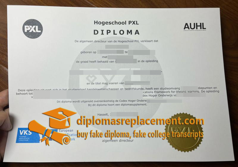 Hogeschool PXL diploma