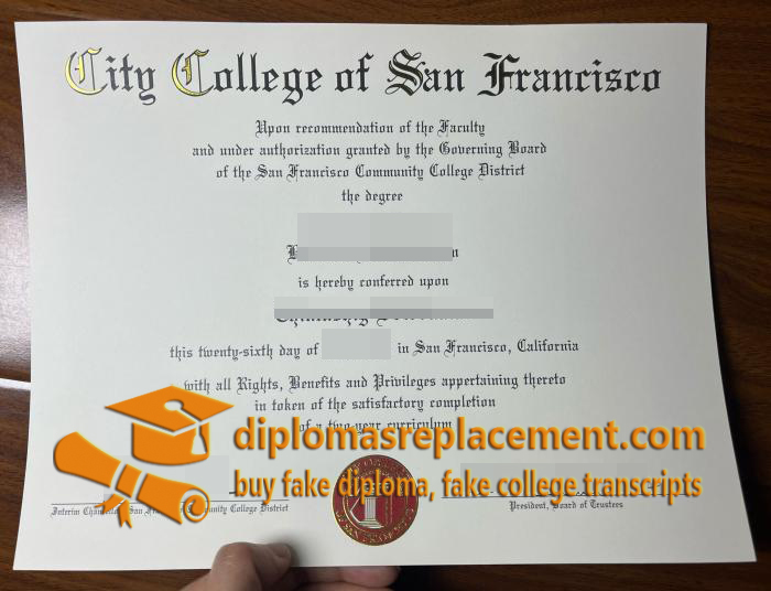 CCSF diploma