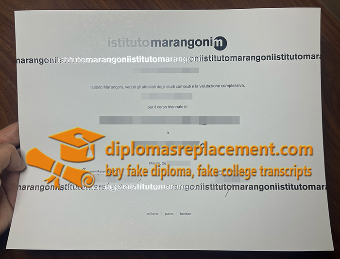 Istituto Marangoni degree